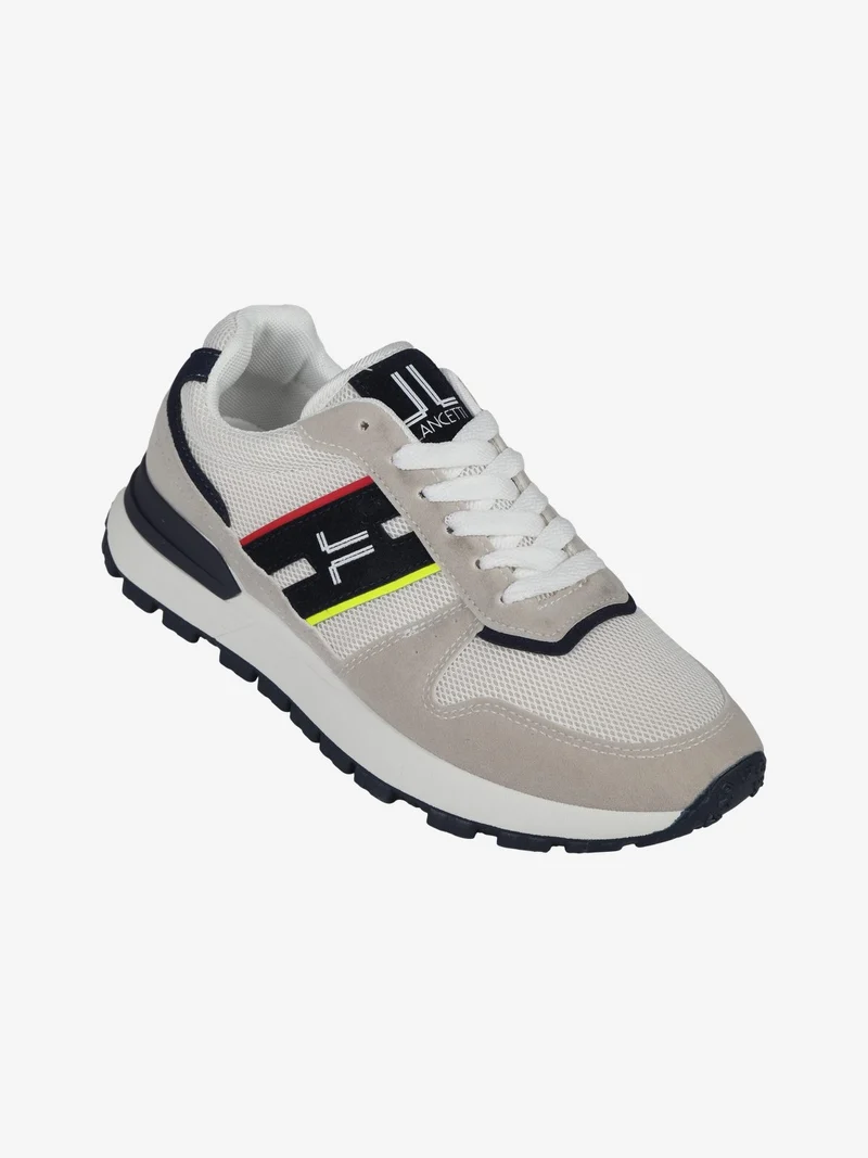 Sneakers da uomo stringate - bianco