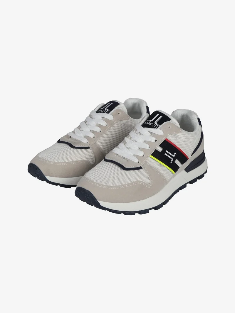 Sneakers da uomo stringate - bianco