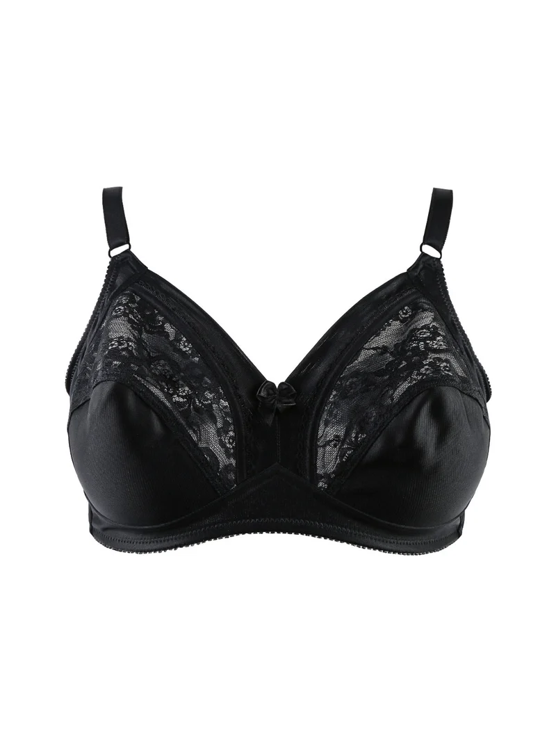 DELIA Reggiseno sfoderato con pizzo - nero