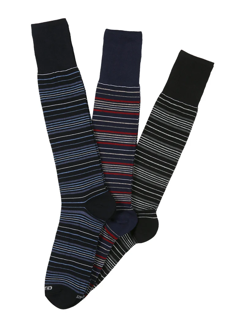 3 Paia di calze lunghe da uomo - blu
