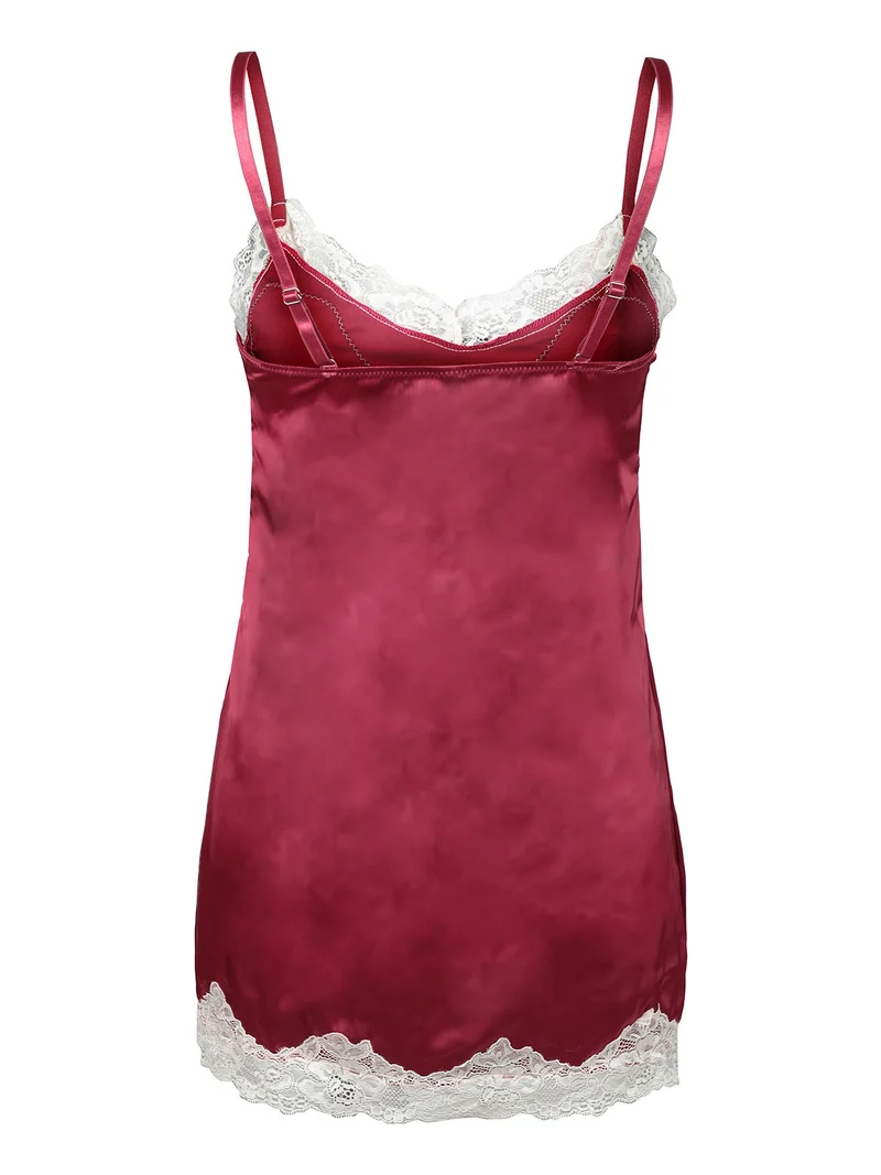 P0643C Baby doll + perizoma - fucsia