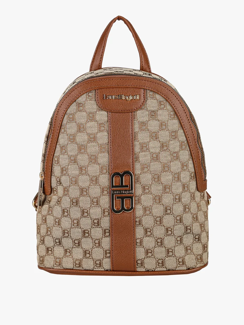 Zaino donna in tessuto - marrone