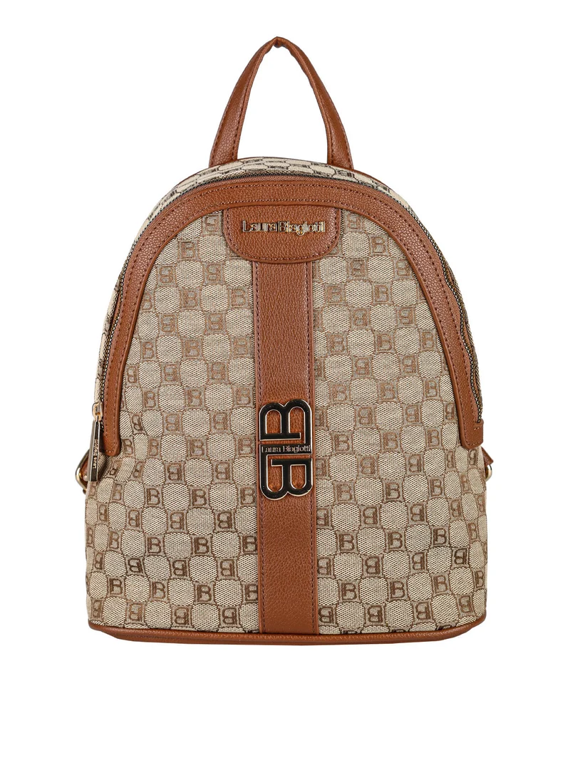 Zaino donna in tessuto - marrone