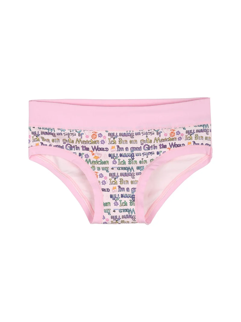 Slip da bambina in cotone con stampe - rosa