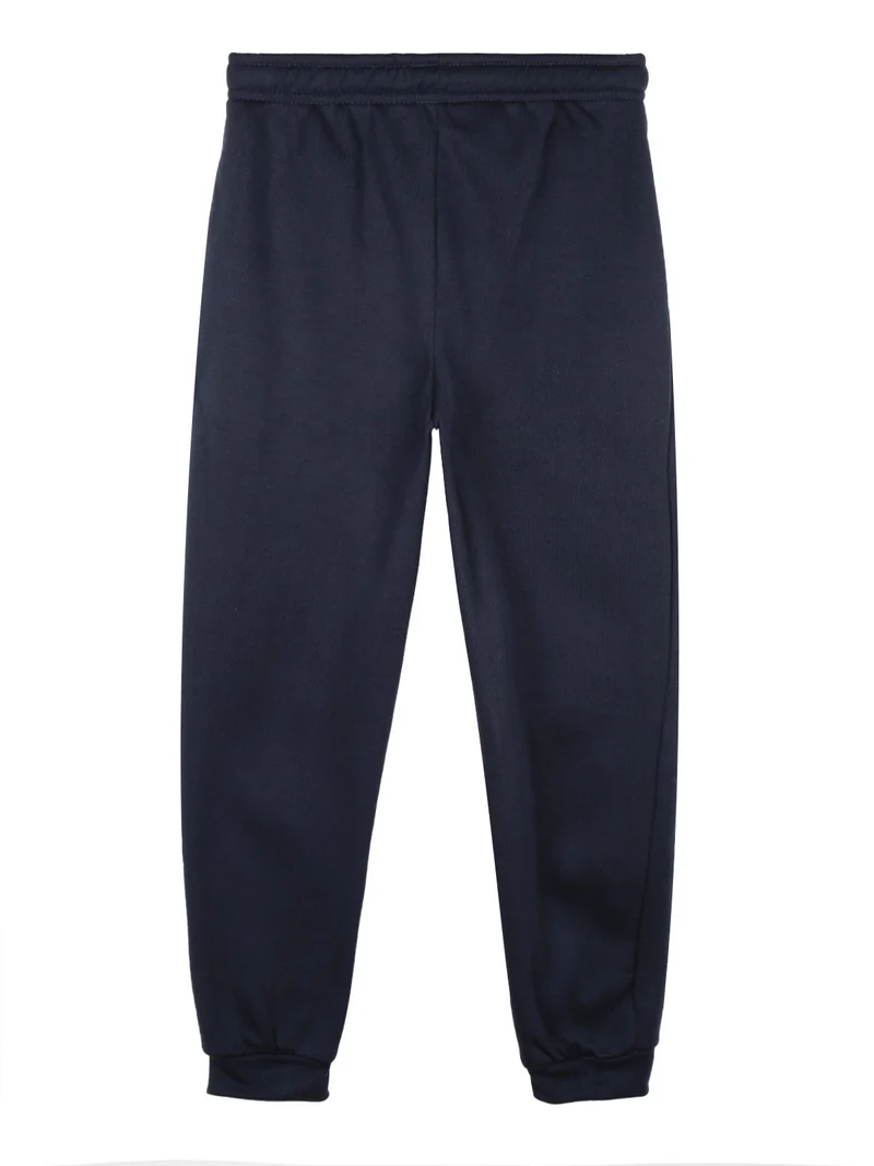 Pantaloni tuta da bambino felpati - blu scuro