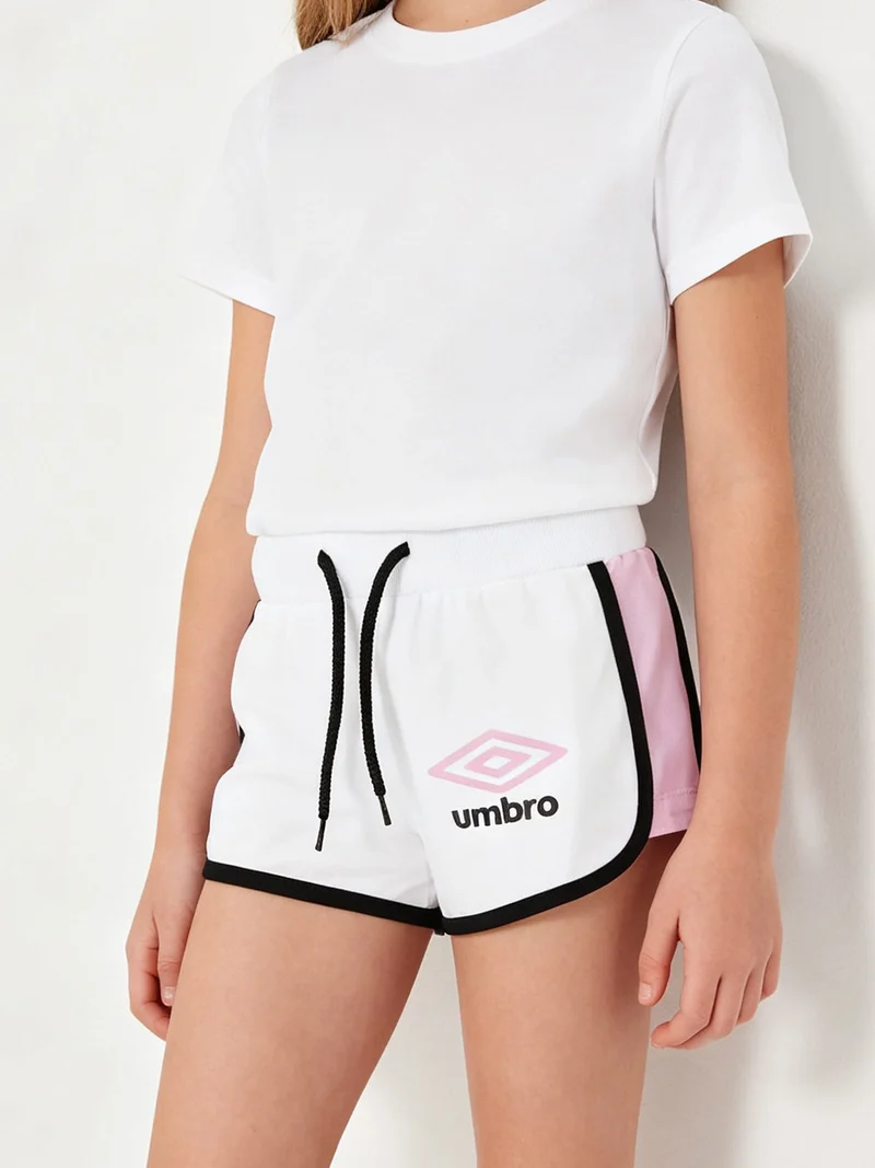 Shorts in cotone - bianco