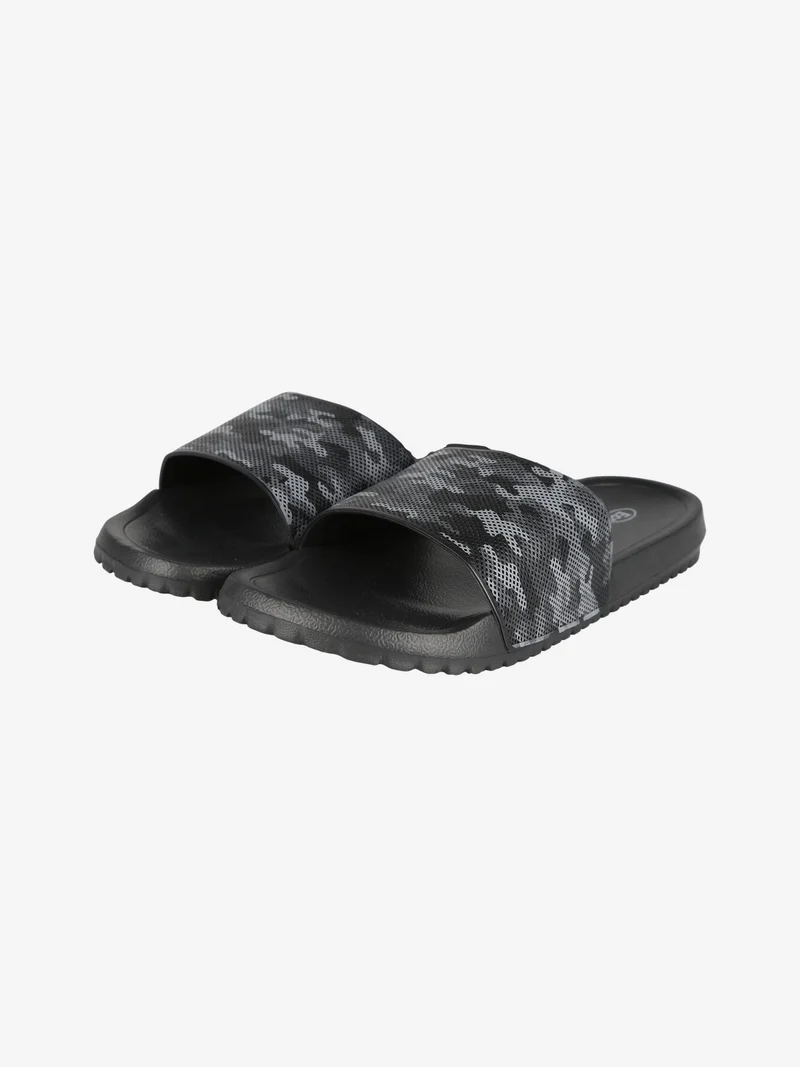 Ciabatte da uomo mimetiche - nero