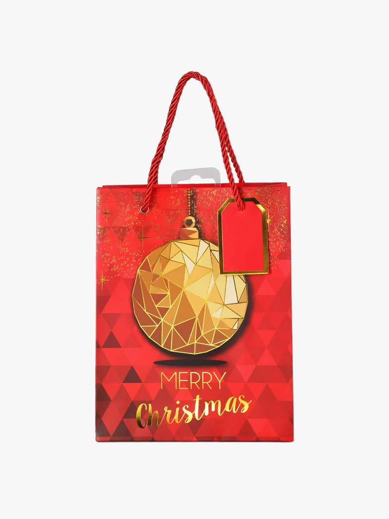 Sacchetto da regalo natalizio - rosso