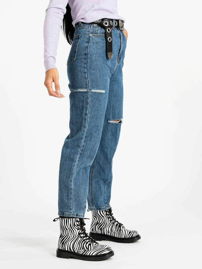 Jeans baggy con strappi - jeans