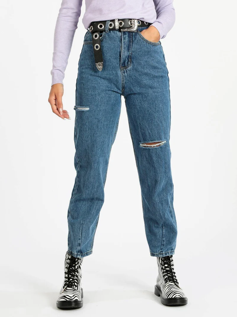 Jeans baggy con strappi - jeans