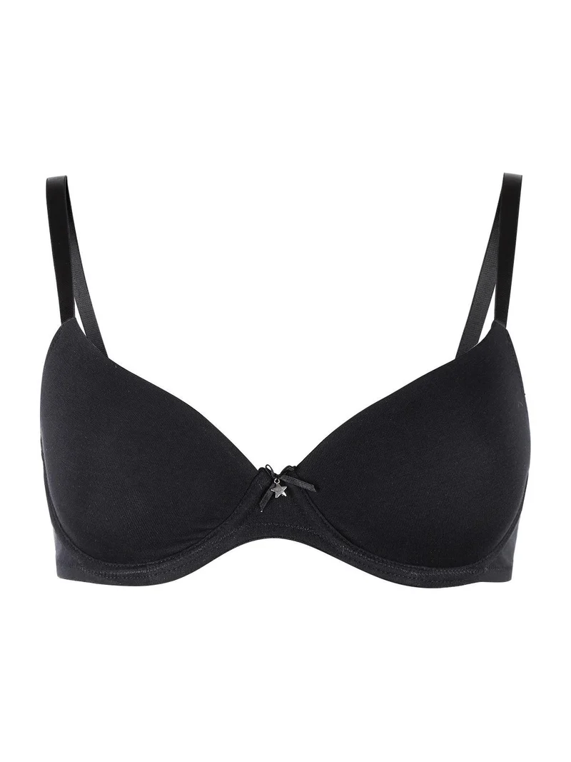 Reggiseno imbottito con ferretto coppa B 1428 - nero