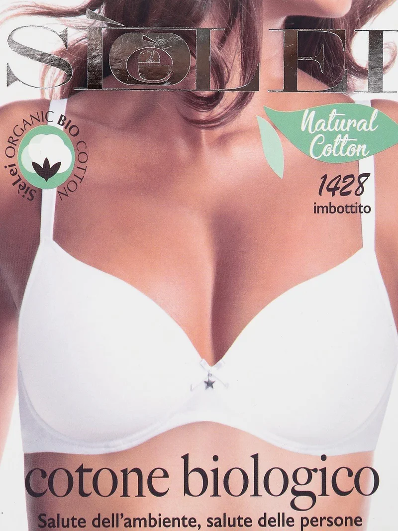 Reggiseno imbottito con ferretto coppa B 1428 - nero