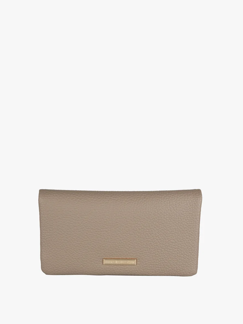 Portafoglio da donna rettangolare - taupe