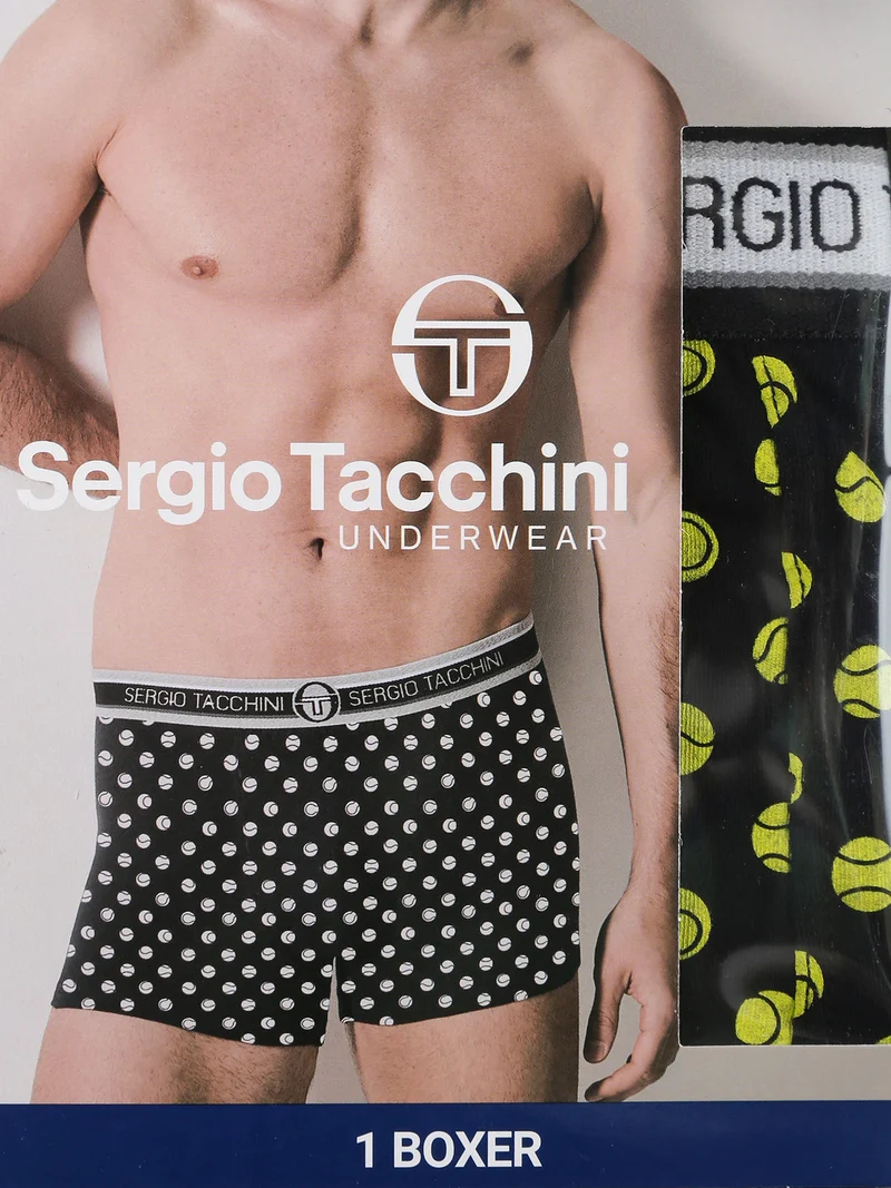 Boxer uomo con stampa - bluette