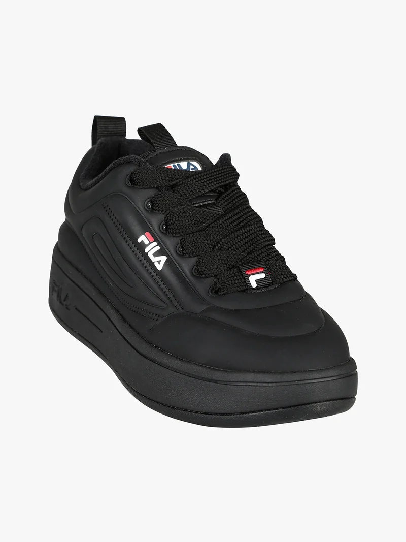 SUPERBUBBLE Sneakers donna con platform - nero