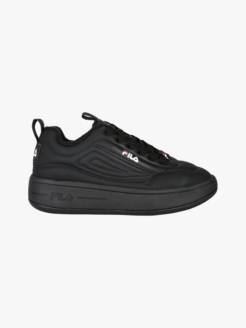 SUPERBUBBLE Sneakers donna con platform - nero
