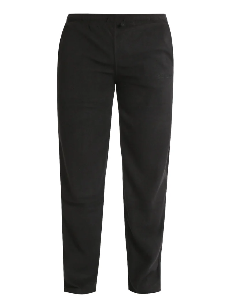 Pantaloni in pile da uomo - nero