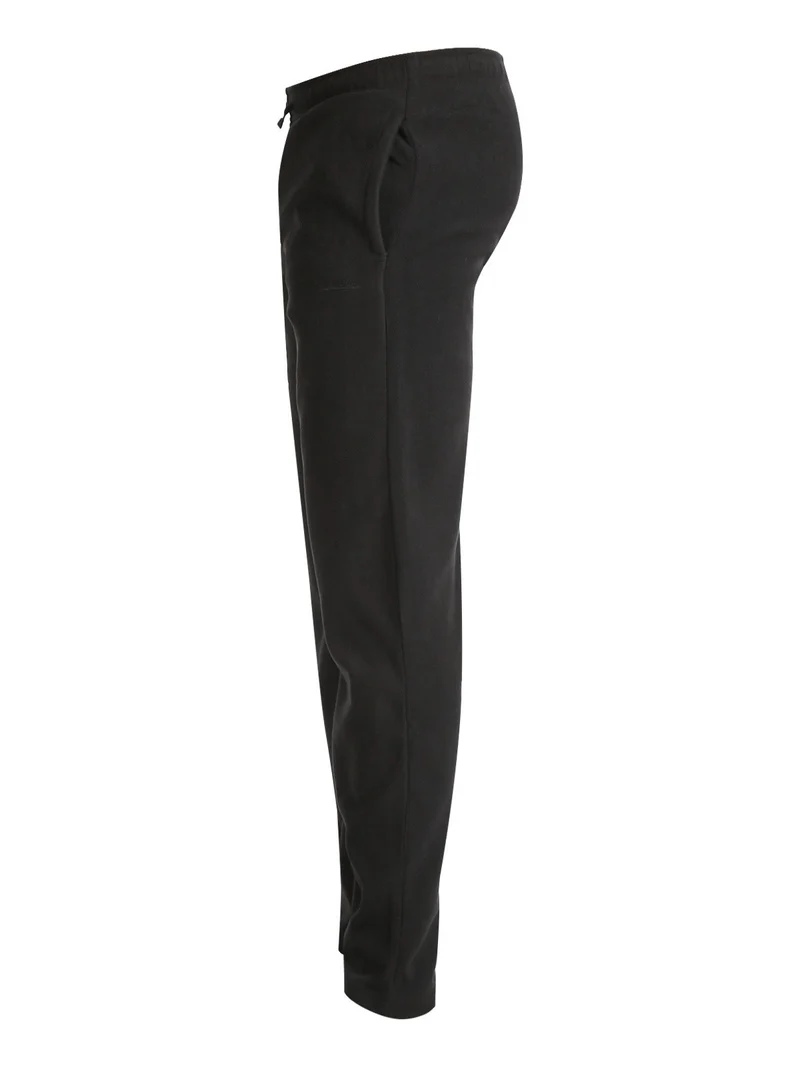 Pantaloni in pile da uomo - nero