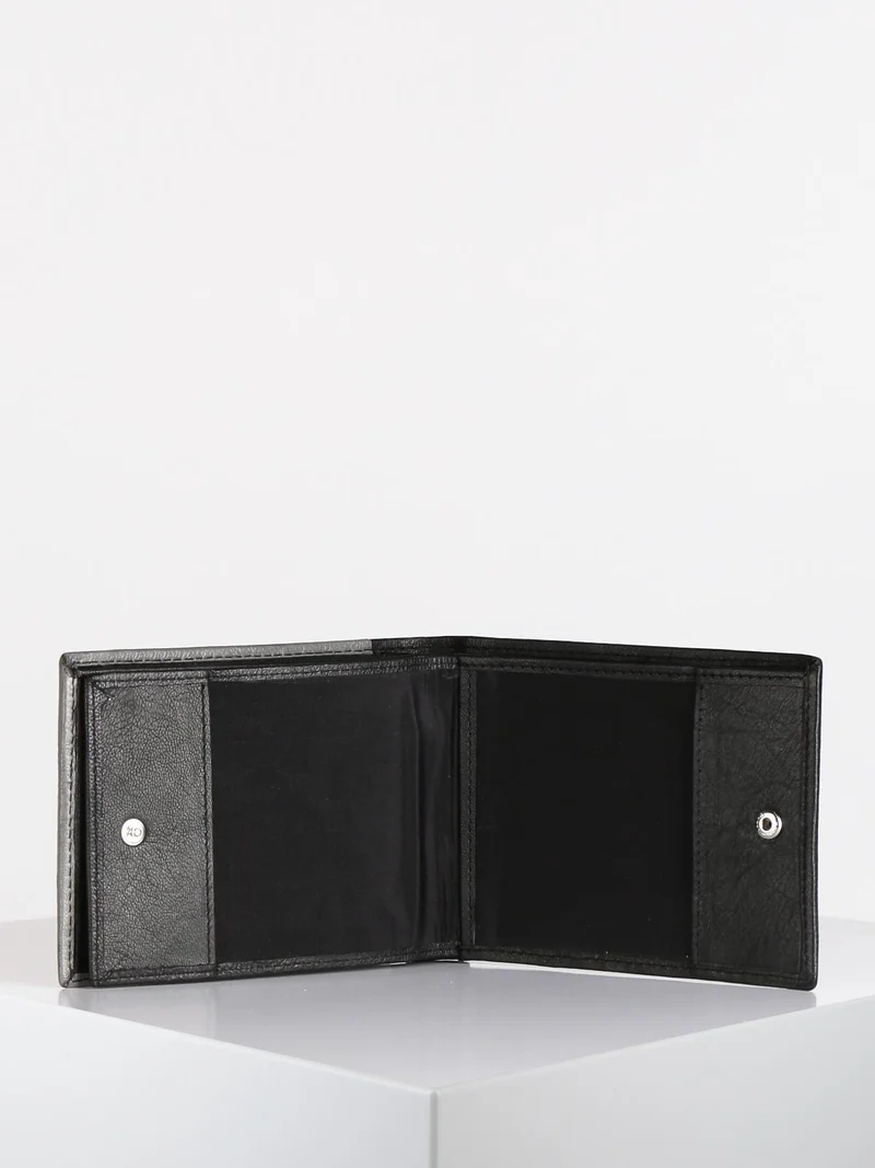 Portafoglio uomo in pelle nero