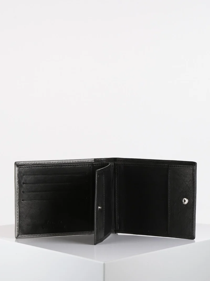 Portafoglio uomo in pelle nero