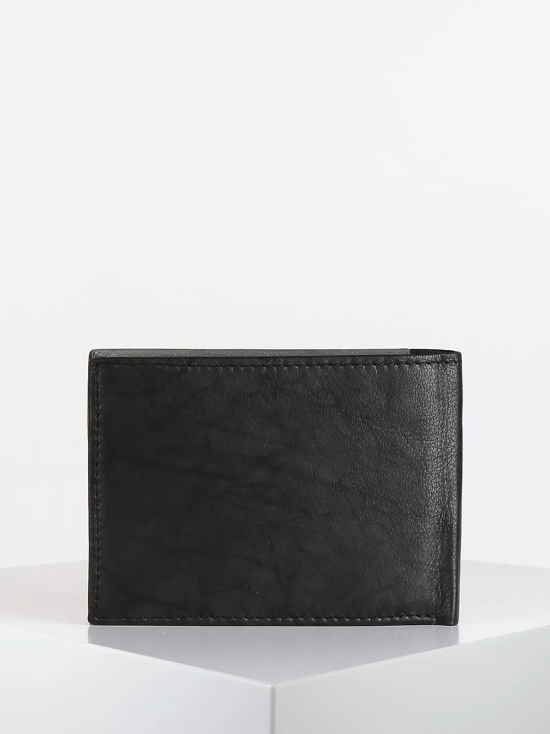 Portafoglio uomo in pelle nero