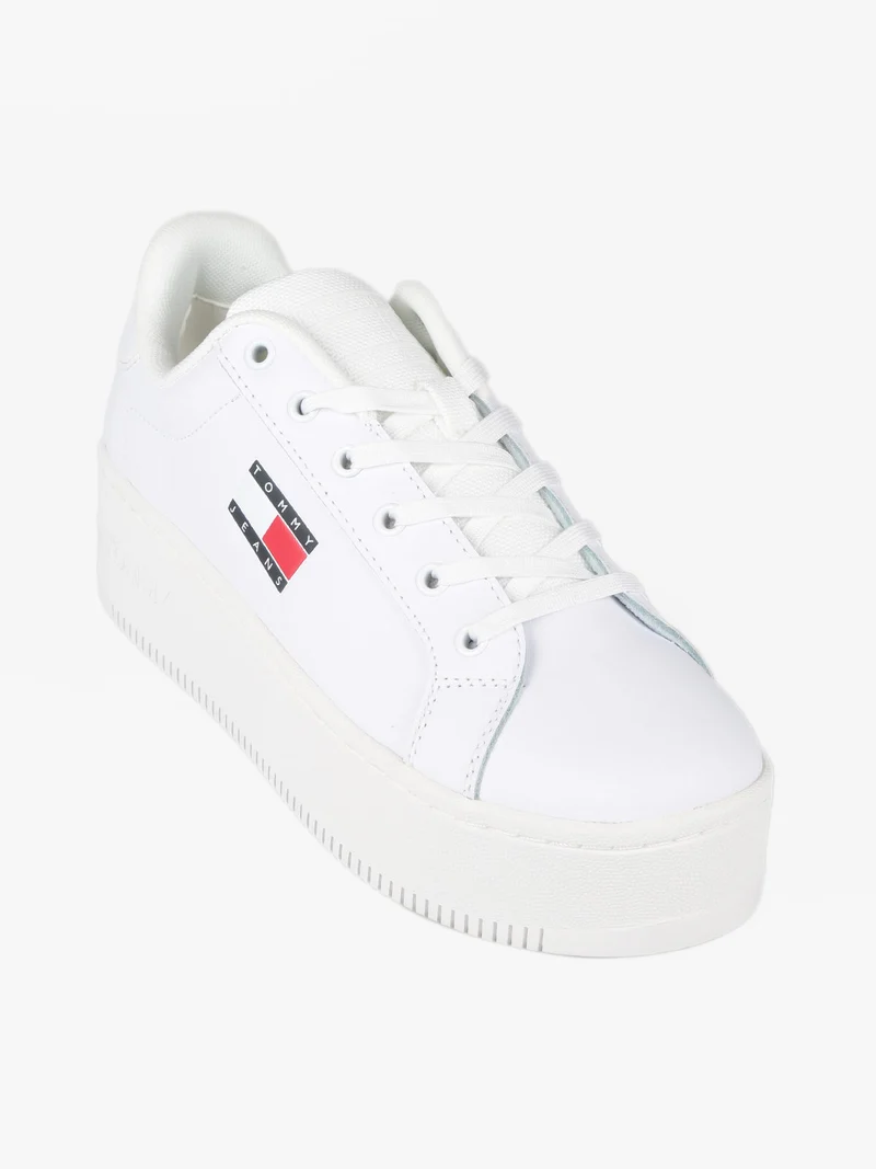 FLATFORM ESS Sneakers donna in pelle - bianco