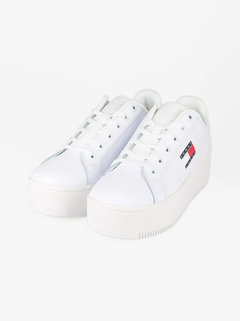 FLATFORM ESS Sneakers donna in pelle - bianco
