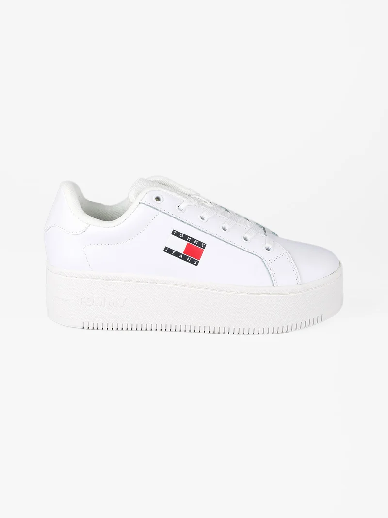 FLATFORM ESS Sneakers donna in pelle - bianco