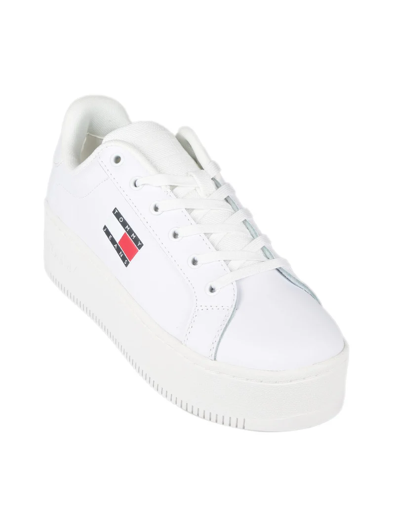FLATFORM ESS Sneakers donna in pelle - bianco