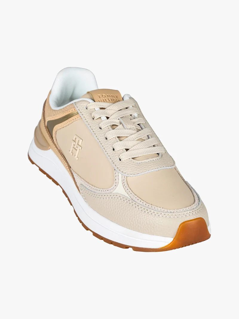 CASUAL FASHION RUNNER Sneakers sportive donna - beige
