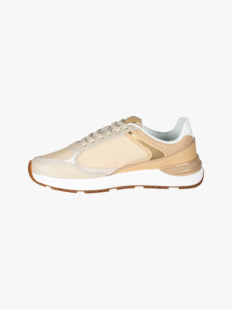 CASUAL FASHION RUNNER Sneakers sportive donna - beige