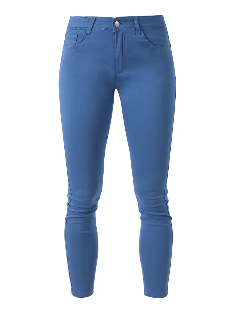 Pantaloni donna push-up - blu