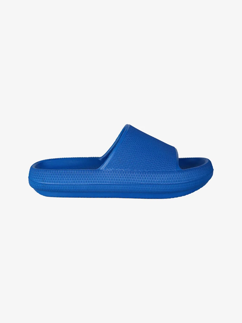 Ciabatte da bambina in gomma - blu
