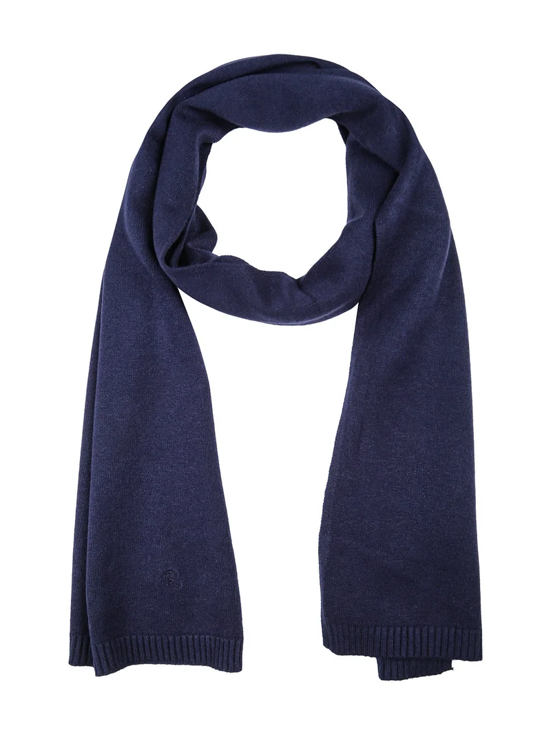 Sciarpa in maglia tinta unita - blu scuro