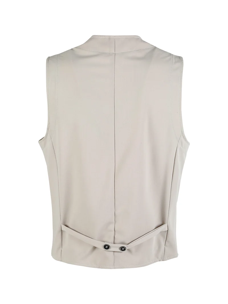 Gilet uomo con taschini - beige