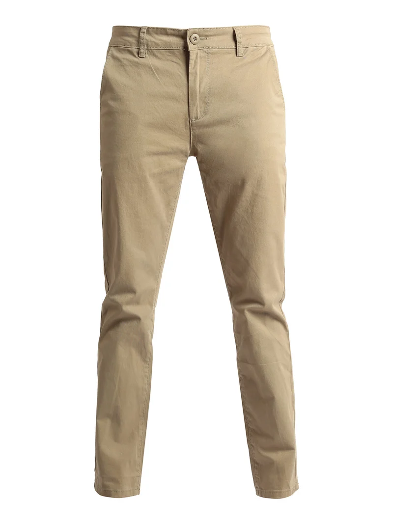 Pantaloni casual da uomo - khaki