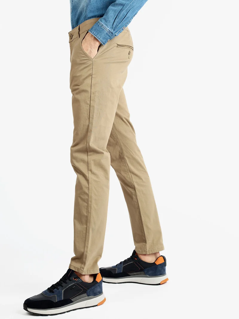Pantaloni casual da uomo - khaki