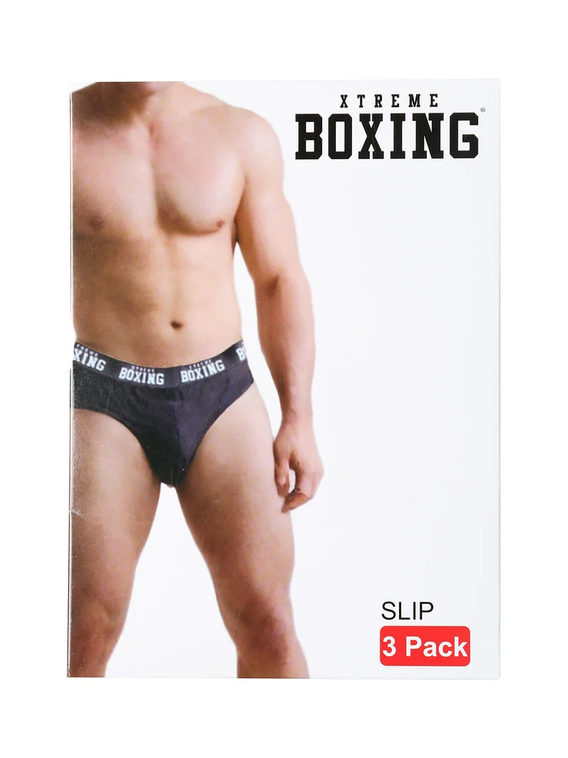 Confezione da 3 slip uomo in cotone - nero