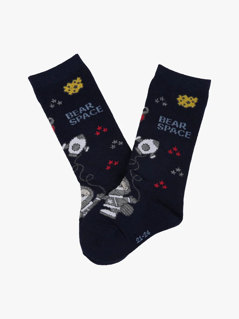 Calze lunghe da bambino invernali - blu