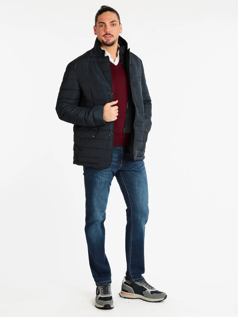 PINHEIRO Giacca imbottita da uomo - blu scuro