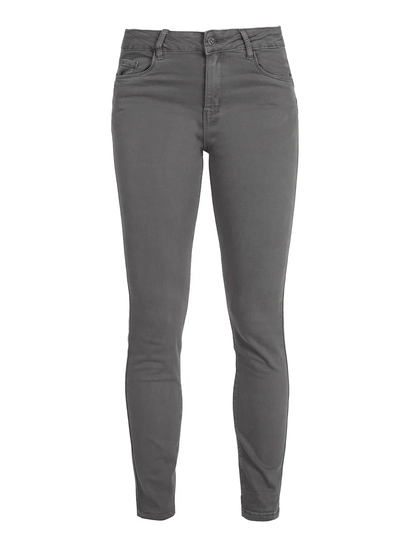 Pantaloni da donna push up - grigio scuro