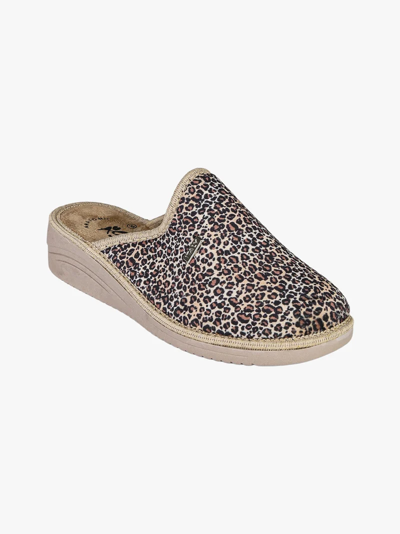 Pantofole invernali da donna animalier - multicolore
