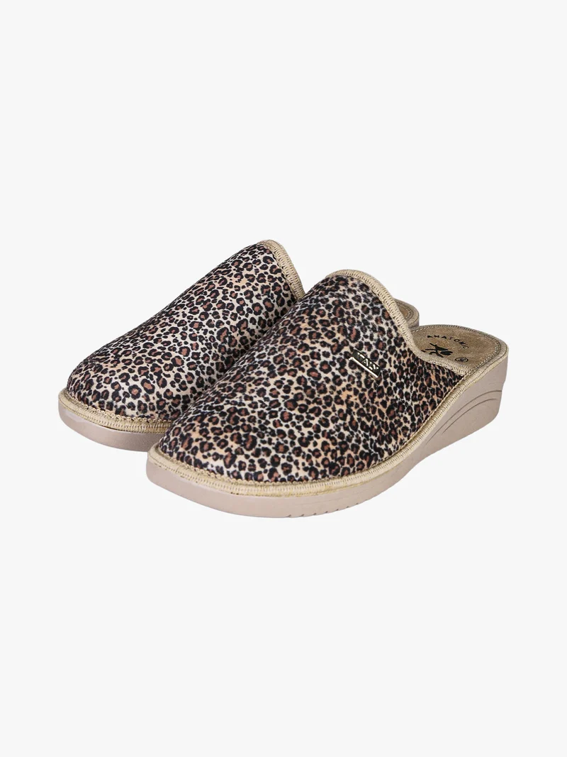 Pantofole invernali da donna animalier - multicolore
