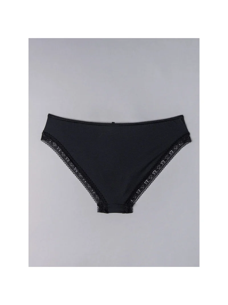 DARLING Slip donna con pizzo - nero
