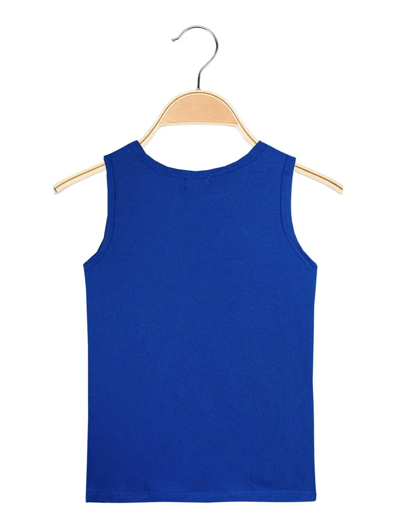 Canotta intima girocollo - blu