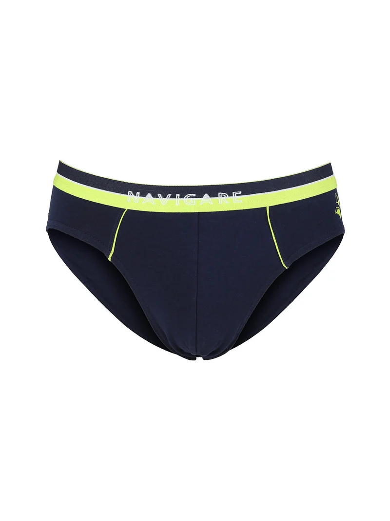 Slip uomo in cotone jersey - blu scuro