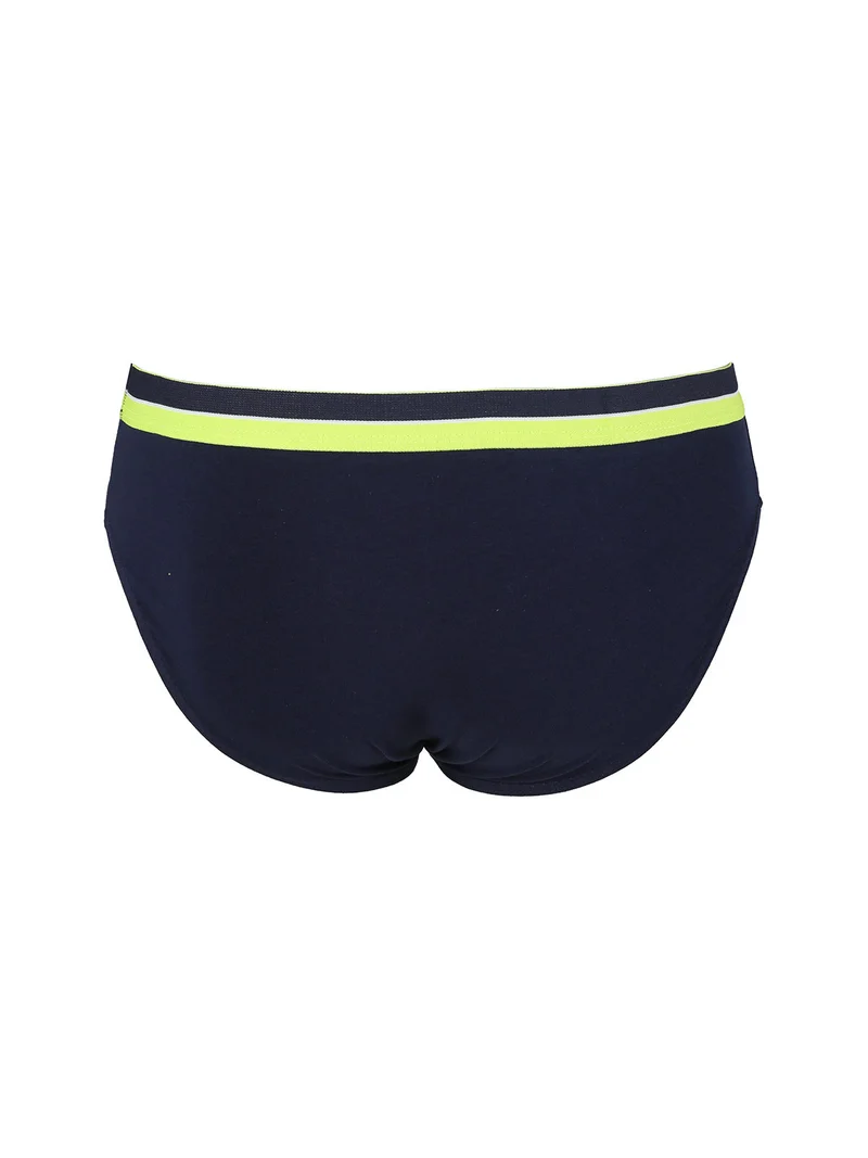 Slip uomo in cotone jersey - blu scuro