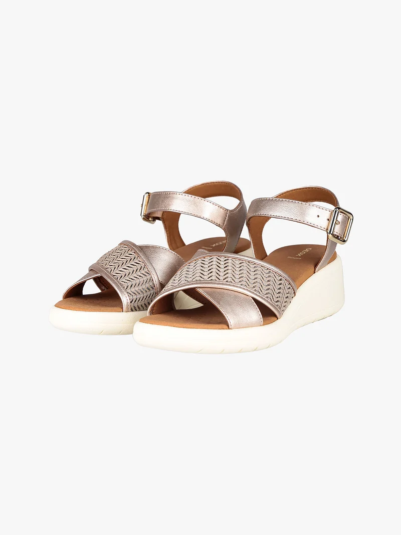 D MELICONIA G Sandali donna con cinturino - bronzo