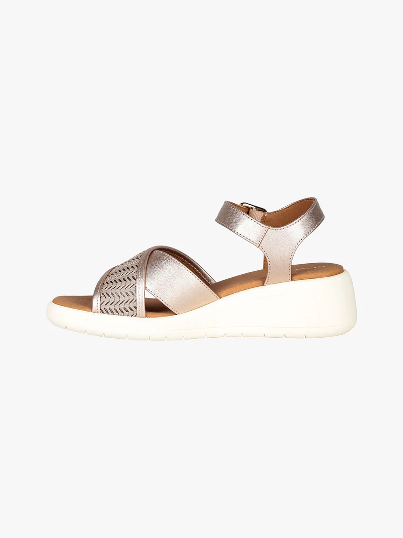D MELICONIA G Sandali donna con cinturino - bronzo