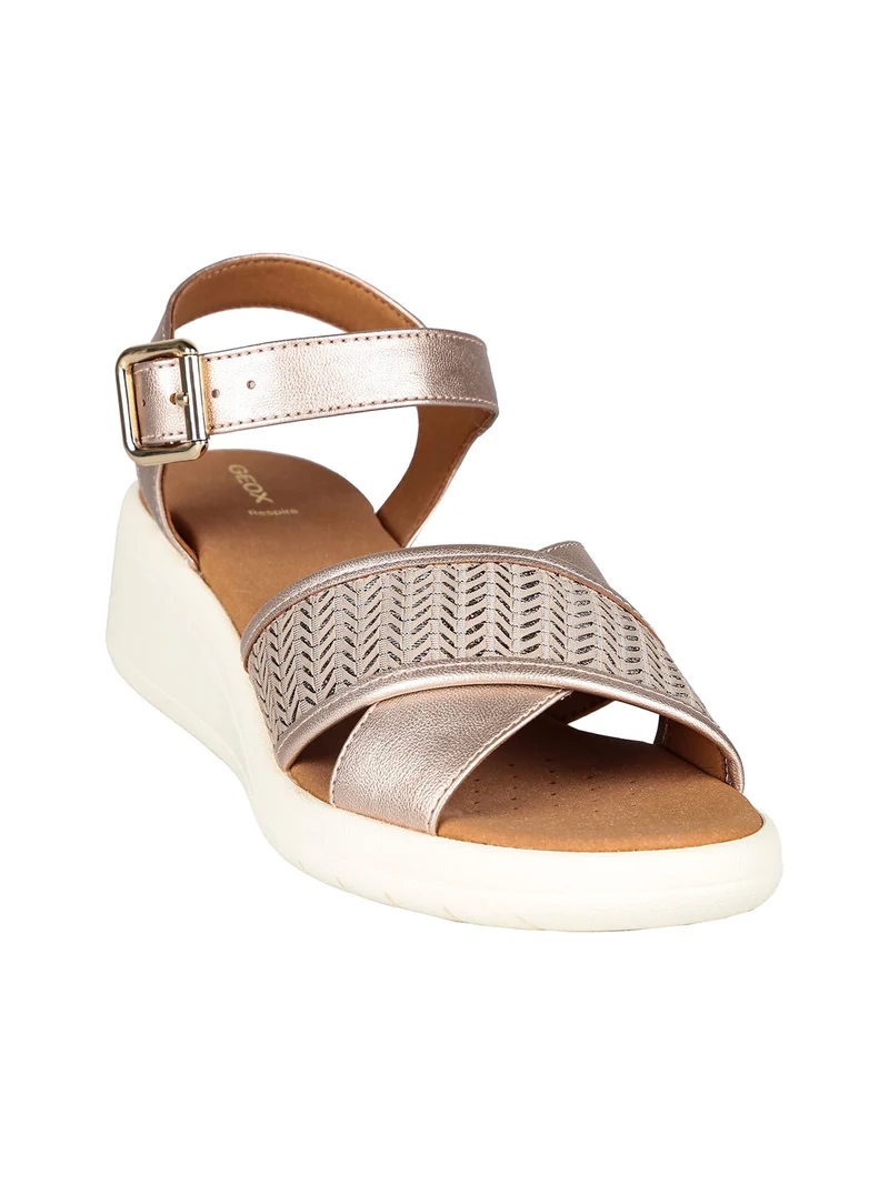 D MELICONIA G Sandali donna con cinturino - bronzo